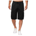Men's Black Cargo Shorts