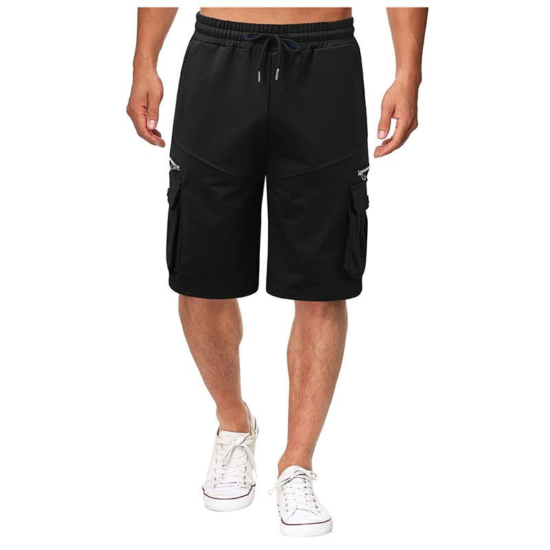 Men's Black Cargo Shorts