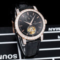 Vacheron Constantin Tourbillon Diamond Bezel Watch – Rose Gold & Black