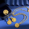 Versace Gold-Tone Medallion Jewelry Set